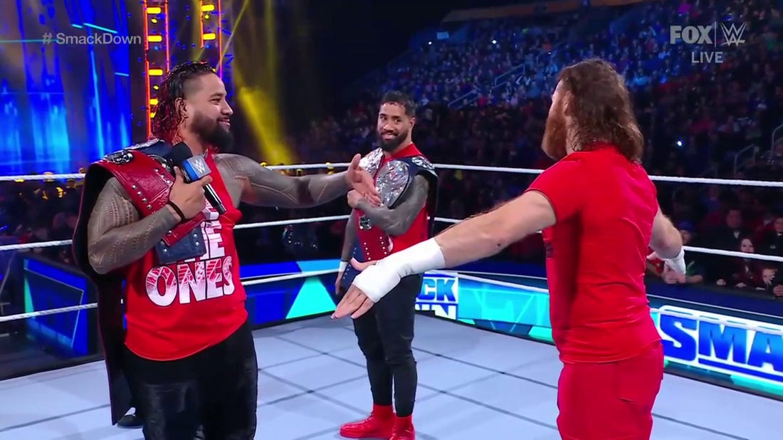 Jimmy and Jey Uso credit Sami Zayn for The Bloodline's win at WarGames | WWE on FOX
