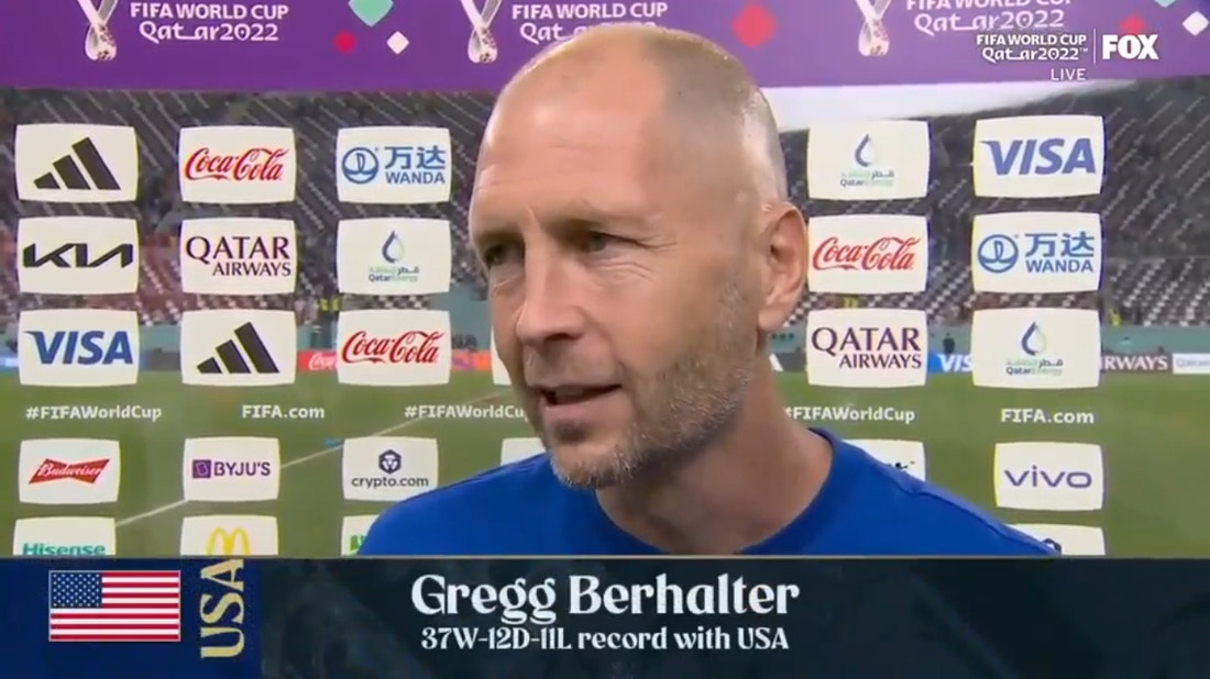 Gregg Berhalter shows pride for his team and is encouraged for the future of USMNT | 2022 FIFA World Cup