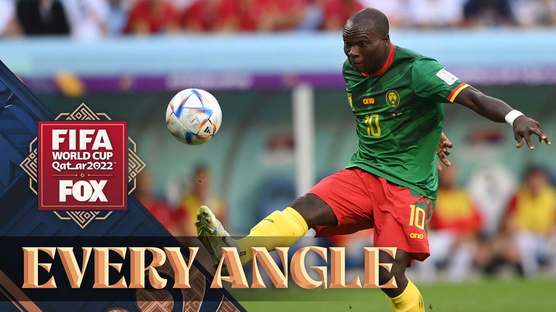 Cameroon's Vincent Aboubakar pulls off a MAJESTIC chip shot in the 2022 FIFA World Cup | Every Angle
