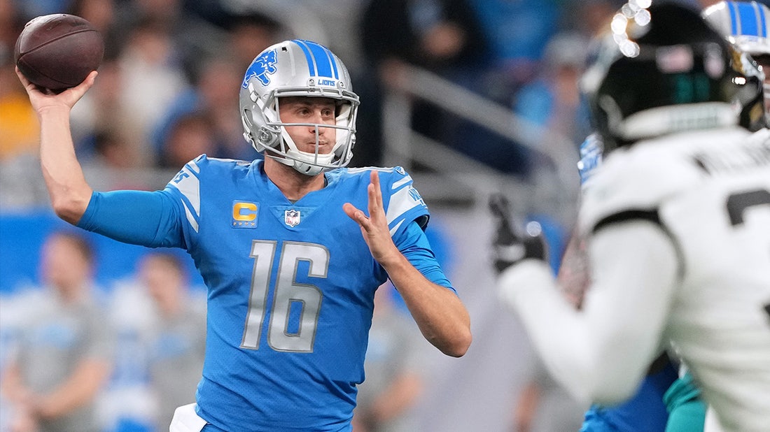 Jared Goff's big passing day carries the Lions to 40-14 win over the Jaguars