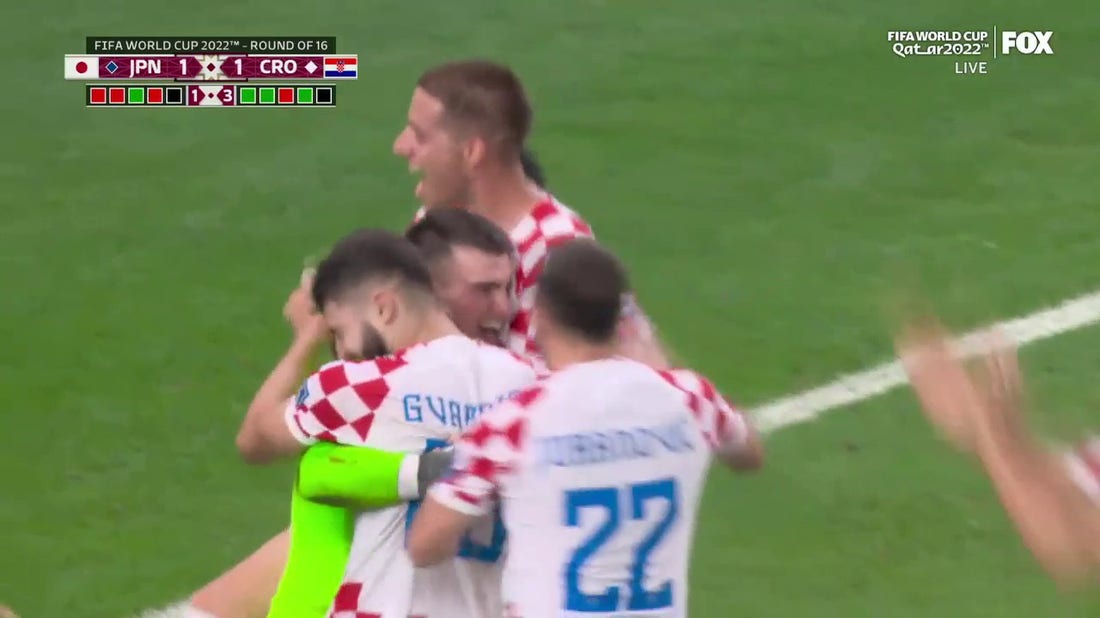 Mario Pasalic scores decisive penalty kick to help Croatia knock out Japan | 2022 FIFA World Cup