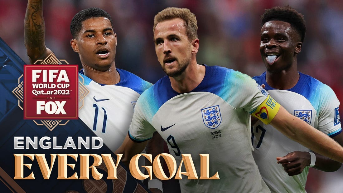 Harry Kane, Marcus Rashford, Bukayo Saka and every goal by England in the 2022 FIFA World Cup