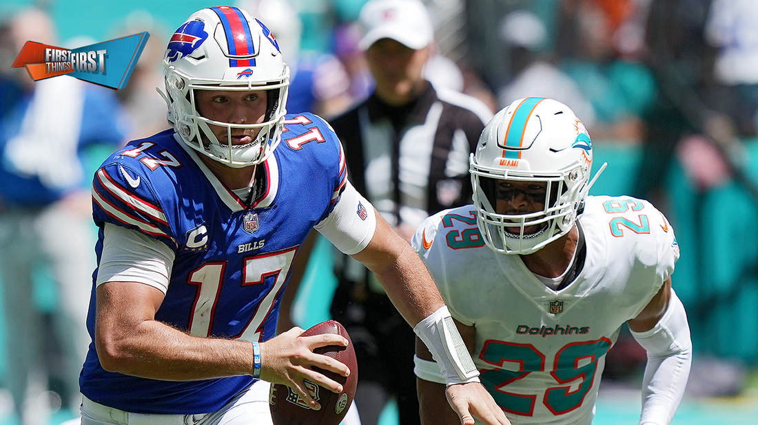 Josh Allen's Bills or Tua and Dolphins: Who needs a win more in Week 15? | FIRST THINGS FIRST
