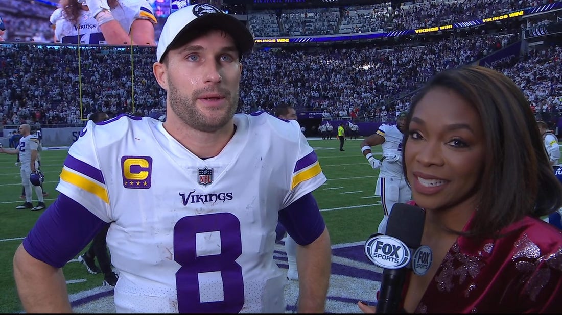 'Its a quarterback's dream to have those kind of players' - Kirk Cousins discusses the weapons that he has on the Vikings' offense