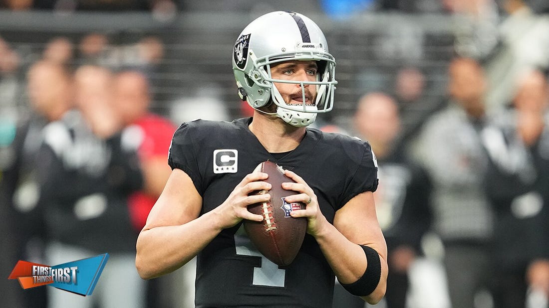 Are Jets a likely landing spot for Raiders QB Derek Carr next season? | FIRST THINGS FIRST