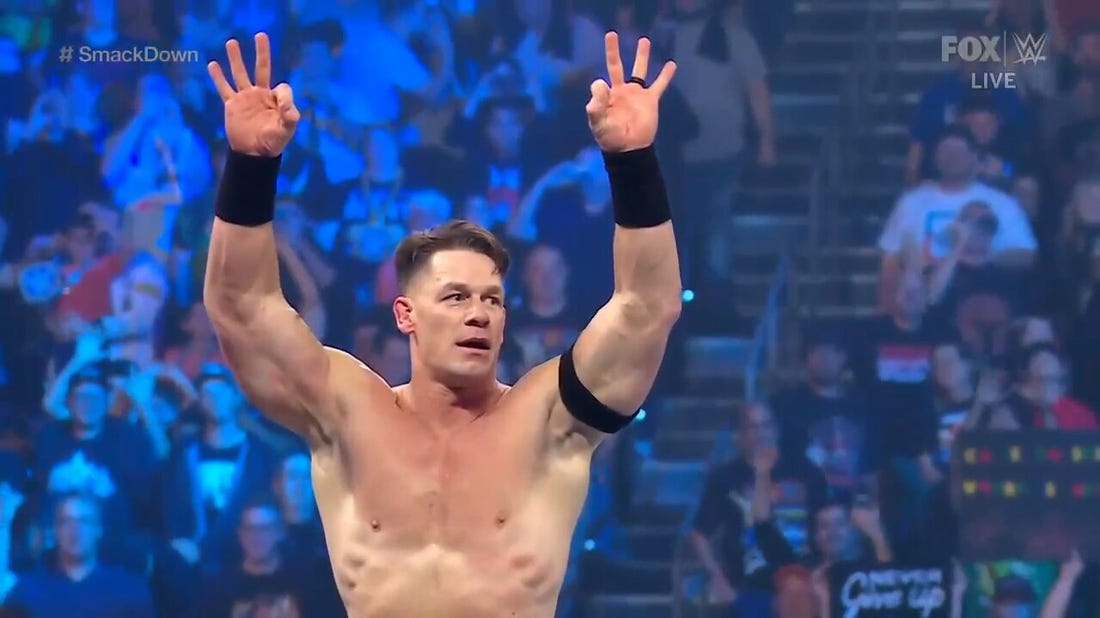 John Cena and Kevin Owens pick up the win over Roman Reigns and Sami Zayn | WWE on FOX