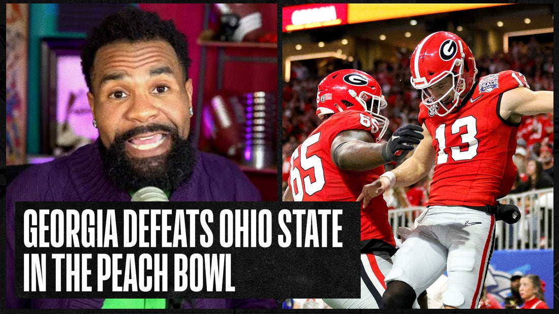 Georgia defeats Ohio State in the Peach Bowl — RJ Young reacts | No. 1 CFB Show