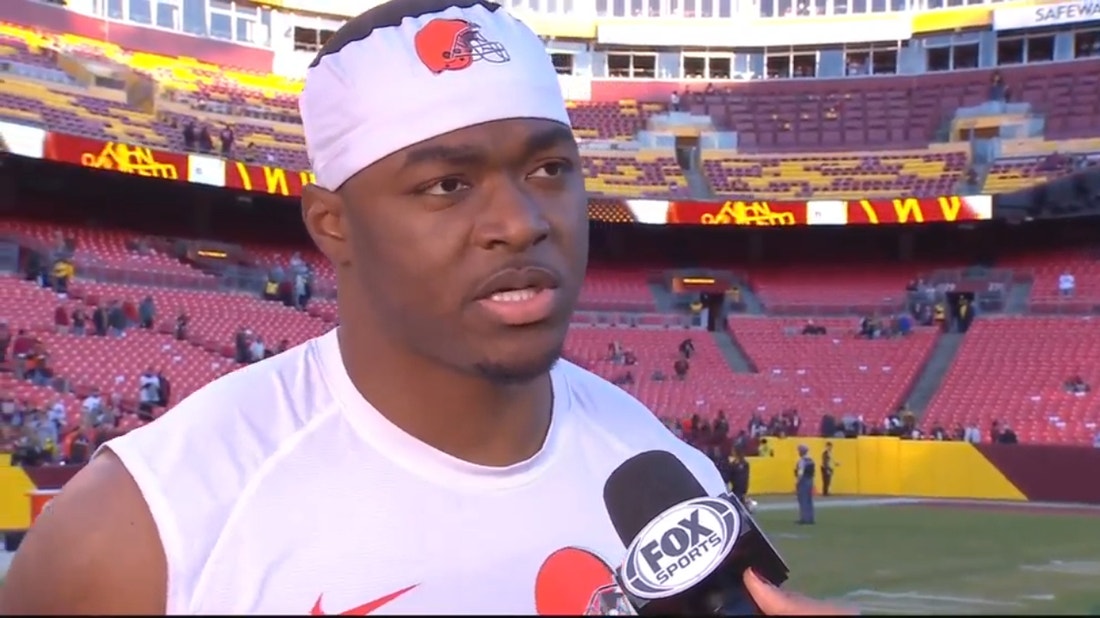 'We started making plays and started rolling' - Amari Cooper on his two touchdown performance and the Browns' comeback win