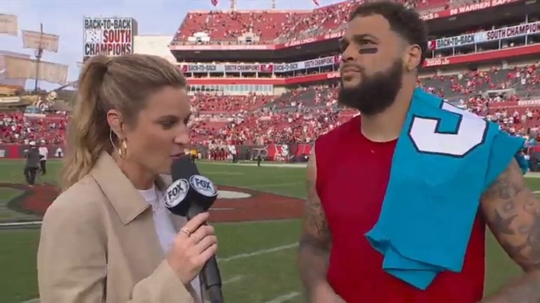 'We play better with our backs against the wall' - Mike Evans on Buccaneers fighting through adversity after 30-24 victory