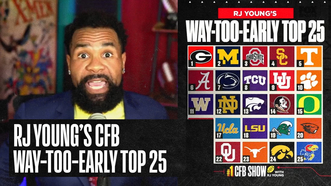 Georgia, Michigan, and Deion Sanders' Colorado headline RJ Young's Way-Too-Early Top 25 | Number One Ranked College Football Show