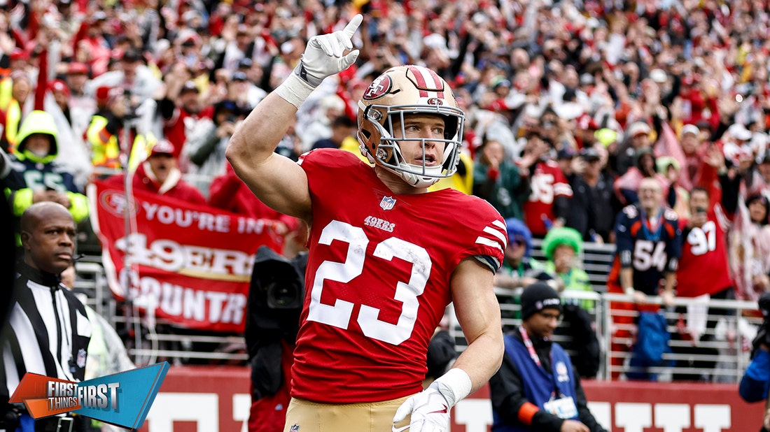 49ers RB Christian McCaffrey draws comparisons to Stephen Curry | FIRST THINGS FIRST