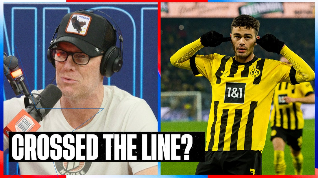 Alexi Lalas reacts to Gio Reyna's celebration in Dortmund's victory over Augsburg | SOTU