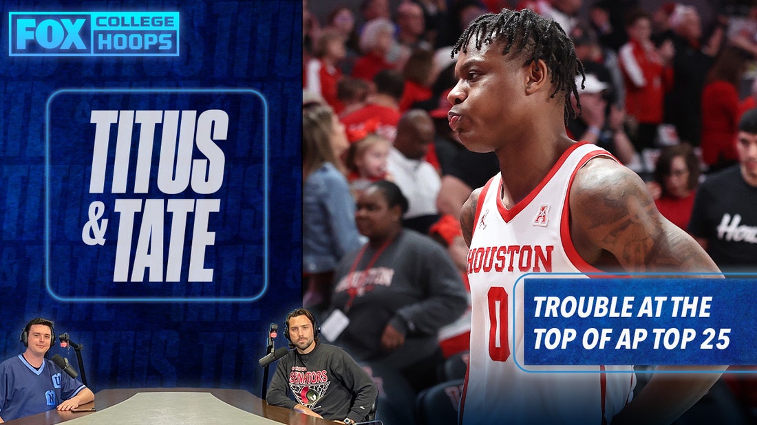 Houston and Kansas Upsets, Trouble at the Top of the AP Top 25 | Titus & Tate
