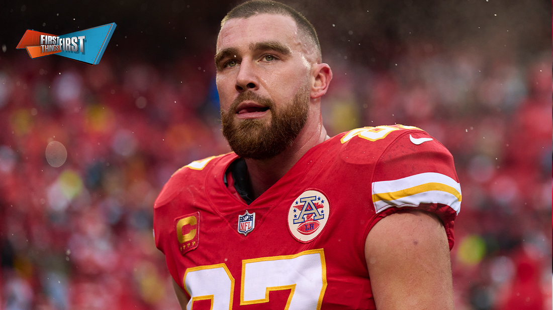 Travis Kelce reacts to 'Burrowhead' trash talk ahead of AFC Championship Game | FIRST THINGS FIRST