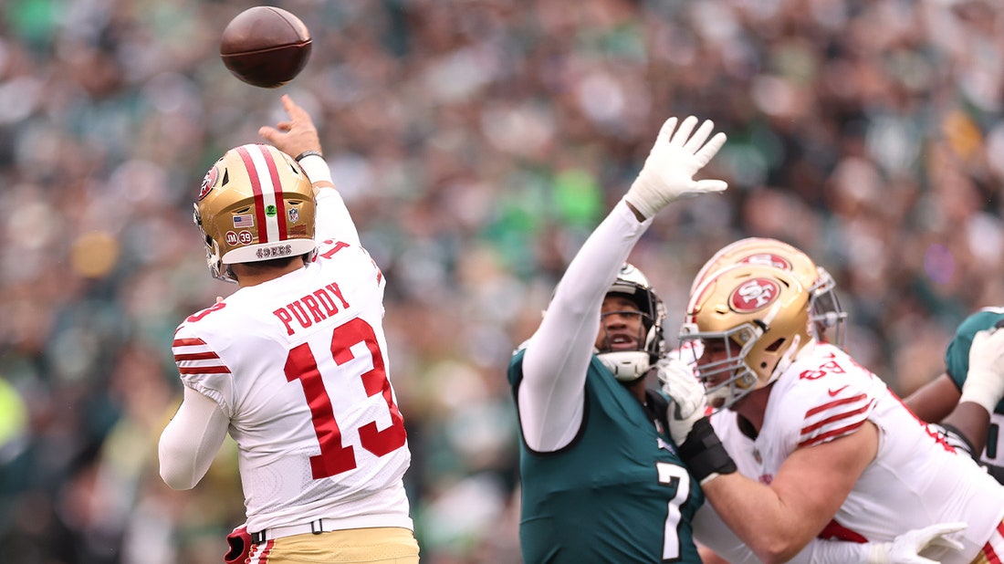 49ers' Brock Purdy suffers elbow injury in San Francisco's loss to Eagles in NFC championship game