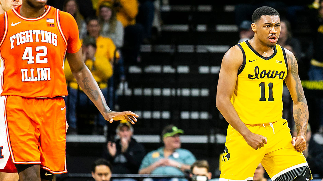 Tony Perkins drops a career-high 32 points in Iowa's 81-79 victory over Illinois