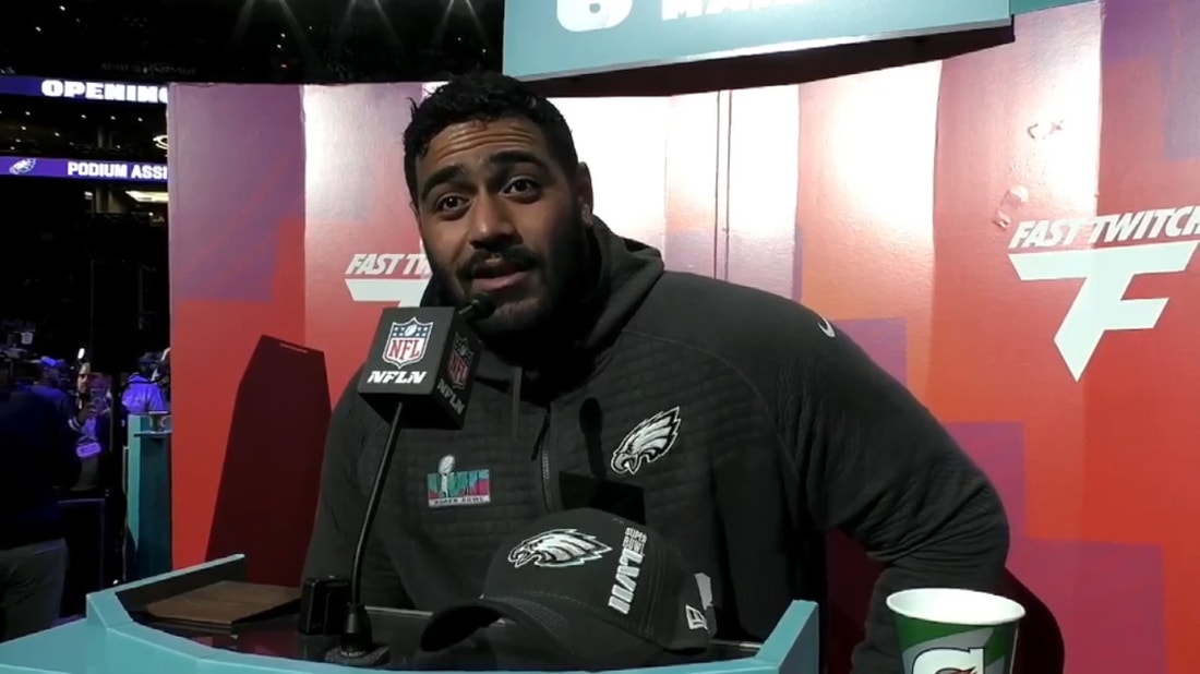 Mailata leads DOMINANT OL performance  Jordan Mailata (LT - 68) NFC  Championship Game Highlights 