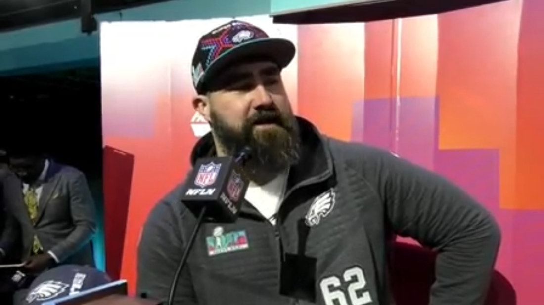 Eagles' Jason Kelce on ultimate bragging rights: 'He's better looking, better at dancing'