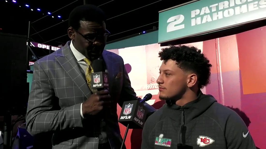 Patrick Mahomes on preparing for Super Bowl, motivation to win another title, and impact of all-Black starting QB matchup