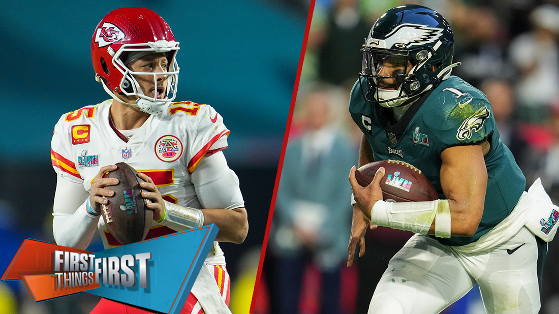 Did Patrick Mahomes get outplayed by Jalen Hurts in Super Bowl LVII? | FIRST THINGS FIRST