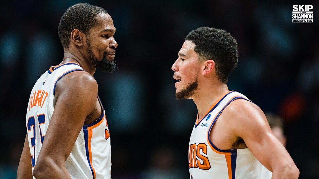 Kevin Durant and Devin Booker outduel Kyrie & Luka in Suns win vs. Mavs | UNDISPUTED
