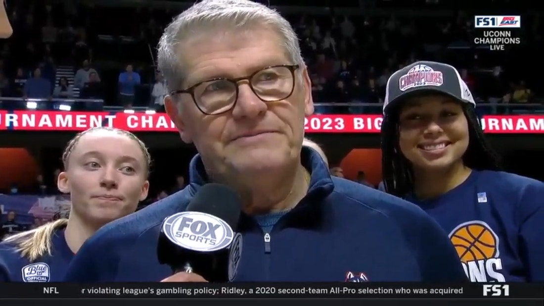 UConn Head Coach Geno Auriemma on the Huskies capturing the Big East Championship: 'These kids know when it's March time'