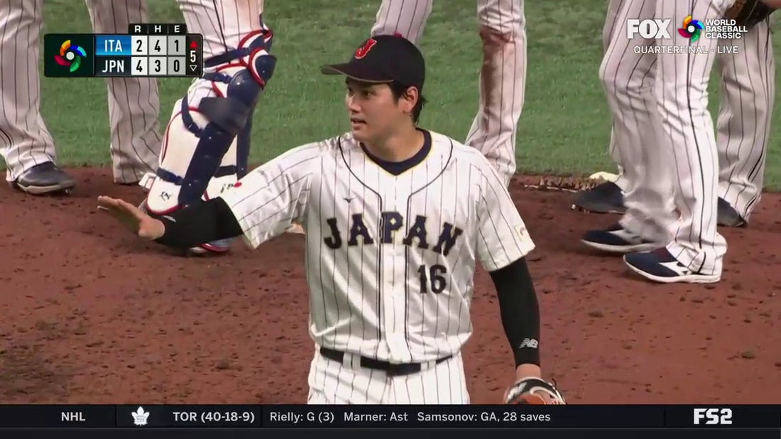 Dominic Fletcher hits a CLUTCH two-run single for Italy, knocking Japan's Shohei Ohtani out of the game