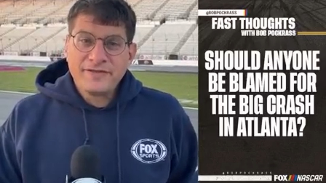 Fast Thoughts: Was anyone to blame for the big wreck in the final stage Sunday at Atlanta?