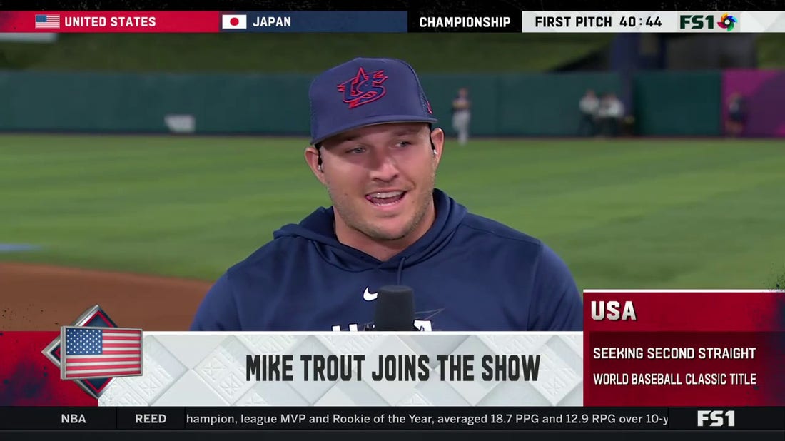 'I'm getting goosebumps right now!' - Mike Trout talks playing for Team USA in WBC final against Japan