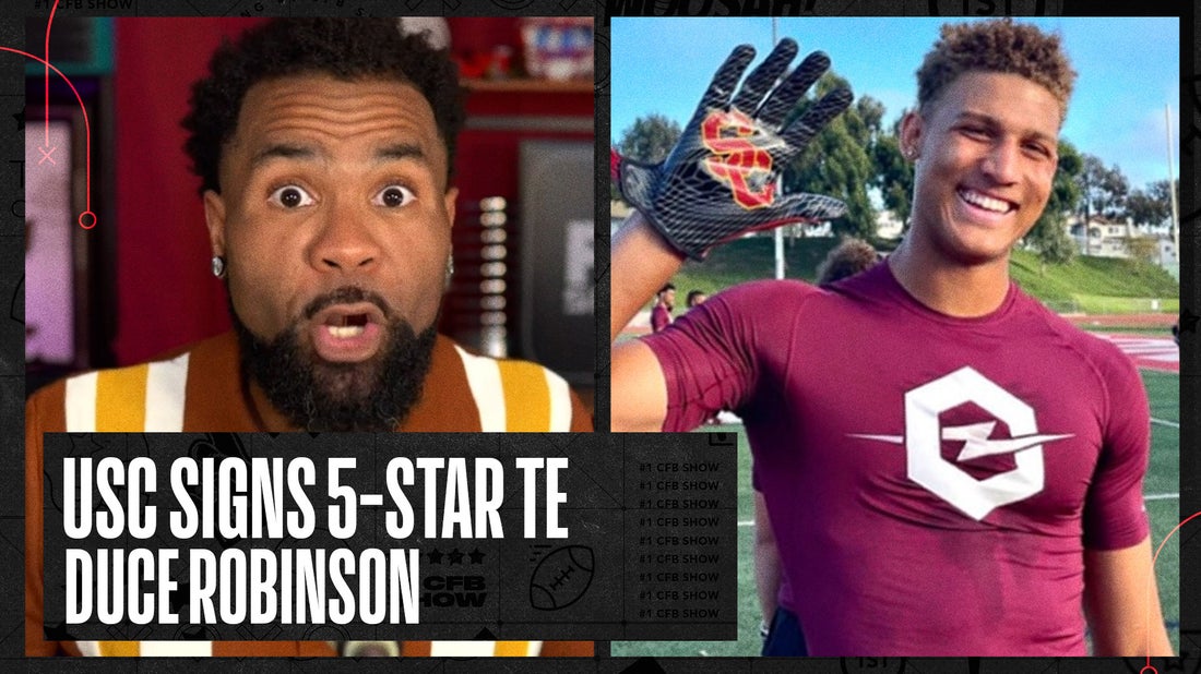 USC signs 5-star TE Duce Robinson - Could Robinson still play in the MLB?