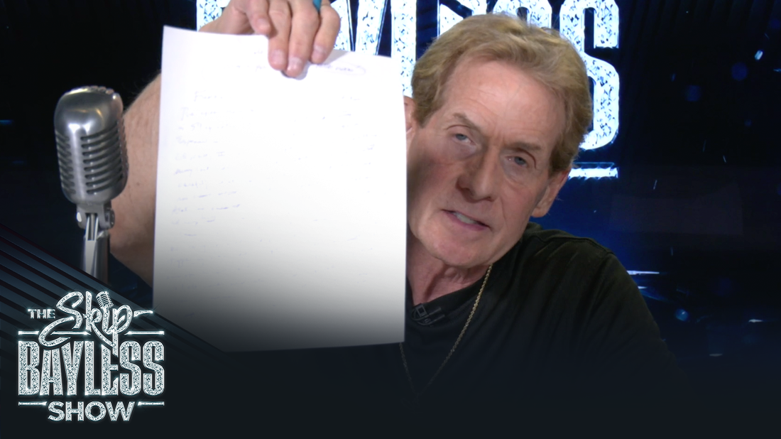 Skip Bayless handwrites everything he'll say on Undisputed and his podcast | The Skip Bayless Show