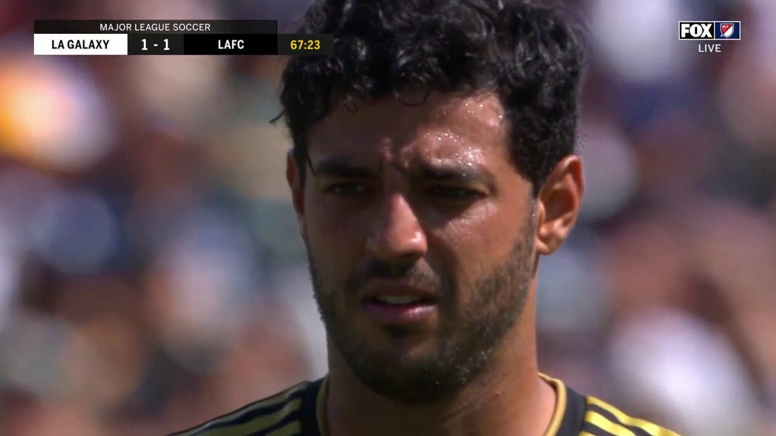 Carlos Vela converts on a clinical penalty finish to give LAFC a 2-1 lead over L.A Galaxy