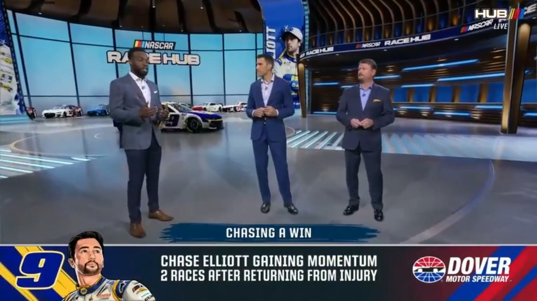 Aric Almirola says he is confident that Chase Elliott can pick up his first win of the season at Dover | NASCAR Race Hub