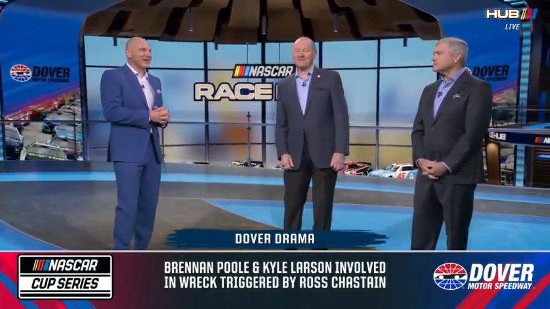 Larry McReynolds says he can't defend Ross Chastain's actions after wrecking Brennan Poole | NASCAR Race Hub