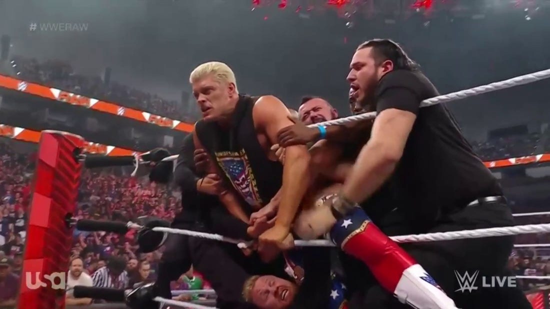 Cody Rhodes ambushes Brock Lesnar days before WWE Backlash | WWE on FOX