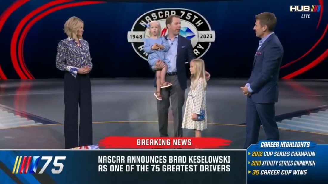 'To make this list is really special' - Brad Keselowski on being named to the NASCAR 75 greatest drivers | NASCAR Race Hub