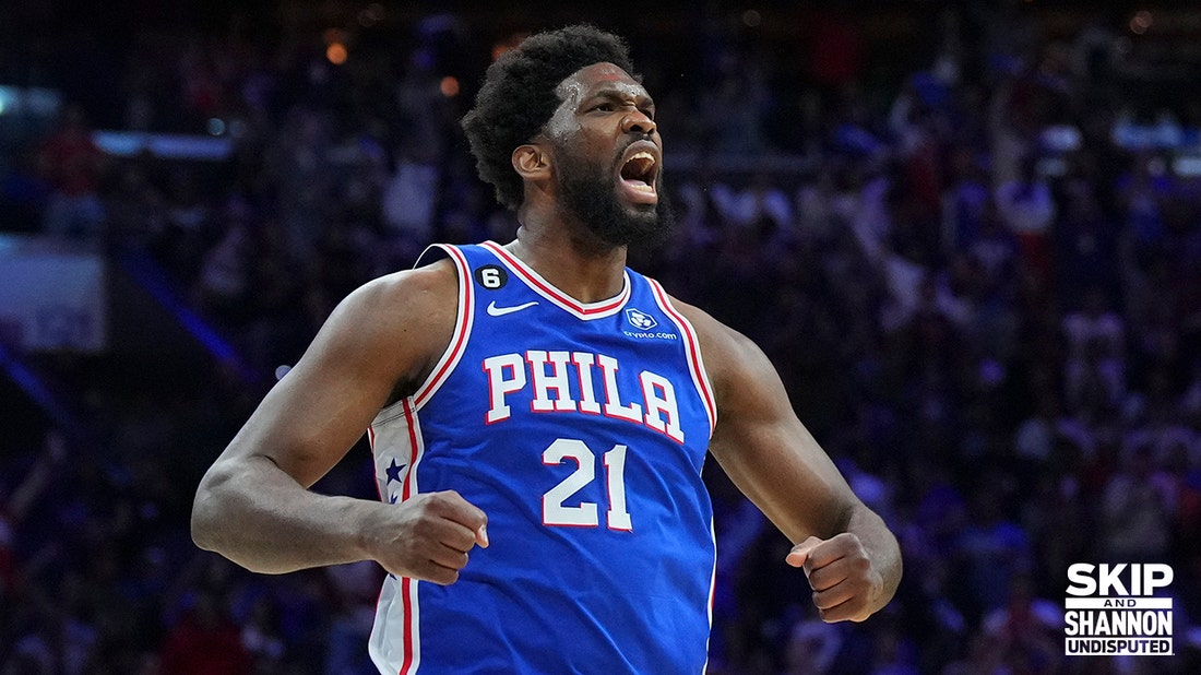 Joel Embiid (knee) is 'on track' to return for Game 2 of 76ers-Celtics series | UNDISPUTED