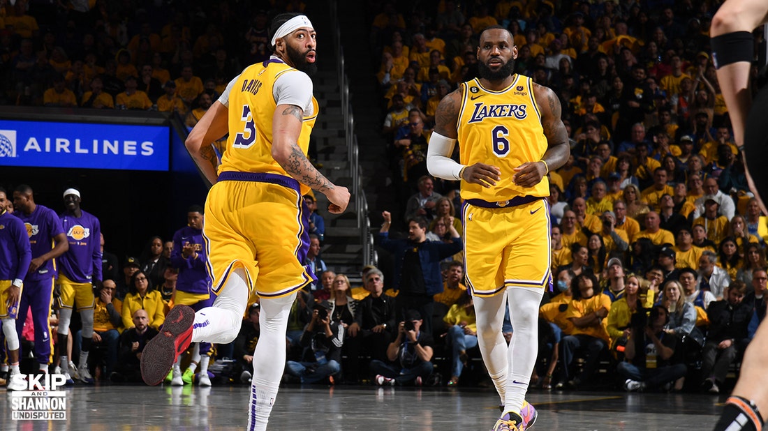 LeBron, Lakers defeat Warriors in Game 1: AD tallies 30 Pts, 23 Reb, 4 Blk | UNDISPUTED