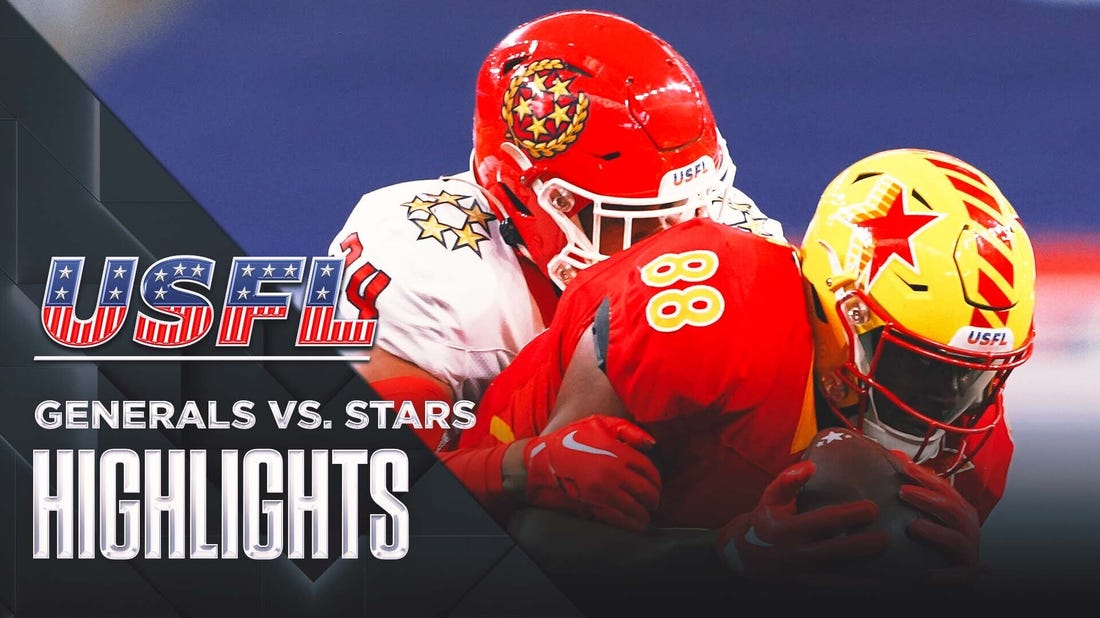 New Jersey Generals vs. Philadelphia Stars Highlights | USFL