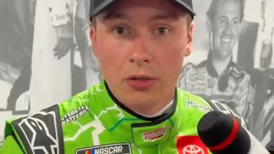 Christopher Bell speaks on his rain tires strategy