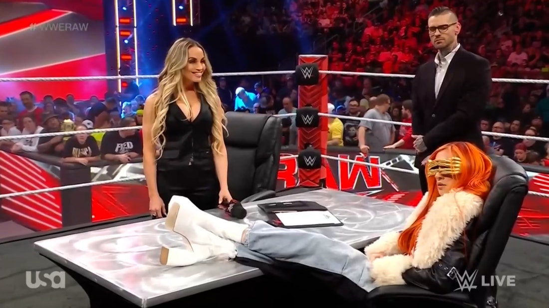Becky Lynch to Trish Stratus, "Welcome to the Big Time, b****!" | WWE on FOX