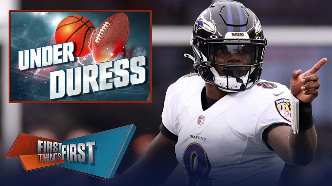 Lamar Jackson & two NBA stars land on Broussard's latest Under Duress List | FIRST THINGS FIRST