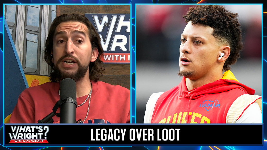 Should Patrick Mahomes take discounts to catch Tom Brady? Nick Wright answers | What's Wright?