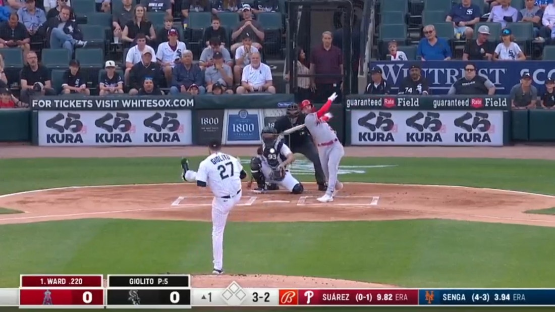 Taylor Ward goes yard, Angels grab early lead over White Sox