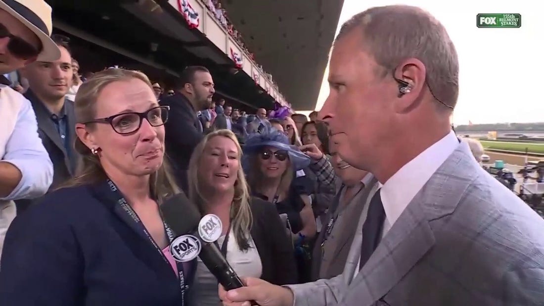 'Never give up' - Jena Antonucci's message after becoming the first female trainer to win the Belmont Stakes in its 155 years