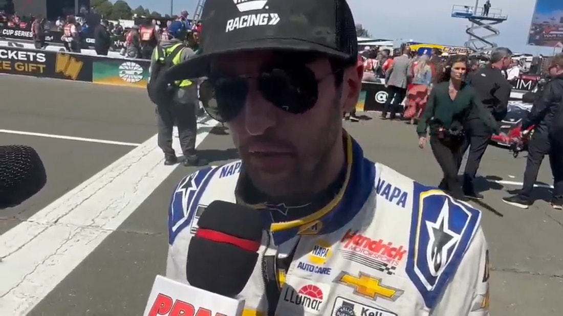 'Proud how we finished today' Chase Elliott on his fifth-place finish at Sonoma