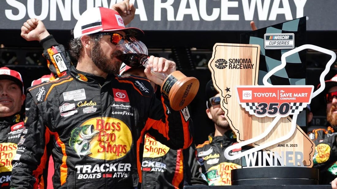 'He did everything the right way to find victory lane' - David Ragan on Martin Truex Jr.'s win at Sonoma | NASCAR Race Hub