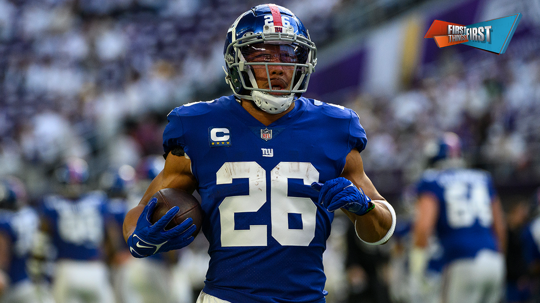 Saquon Barkley on sitting out this year: "That's a card I could play" | FIRST THINGS FIRST