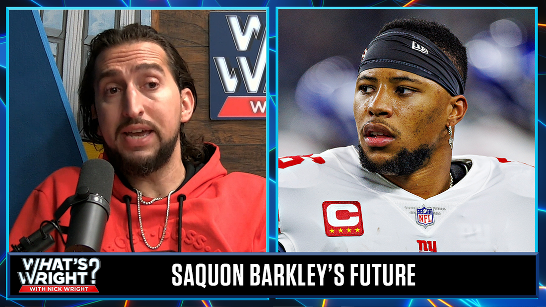 Nick shares a solution for Giants to solve Saquon Barkley's franchise tag dilemma | What's Wright?