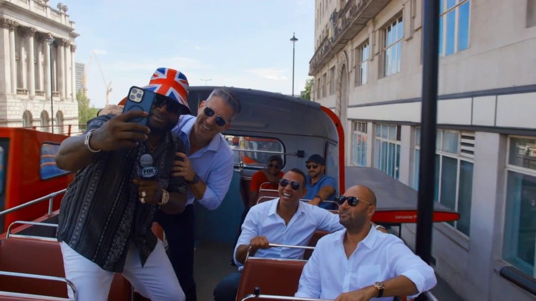 Derek Jeter and the 'MLB on FOX' crew take a tour of landmarks of London